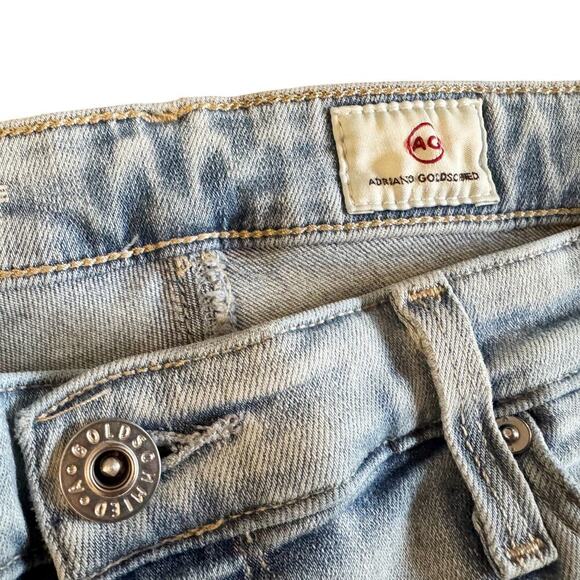 AG Adriano Goldschmied jeans womens 27R 27 Blue Legging Ankle Skinny Light 1177 - Picture 6 of 14